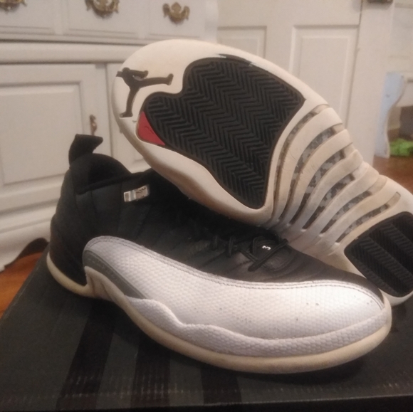 COPY - Nike Air Jordan 12 XII Retro Low Playoffs Black Re - Picture 1 of 11